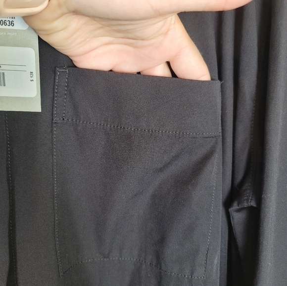 EVERLANE The Field Dress in Black, sz Medium - Picture 5 of 16